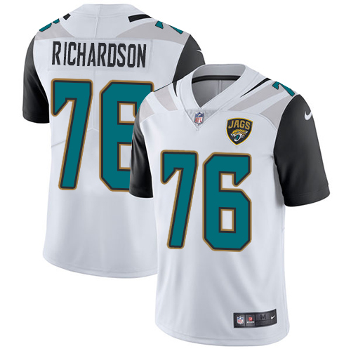 Nike Jacksonville Jaguars #76 Will Richardson White Men Stitched NFL Vapor Untouchable Limited Jersey